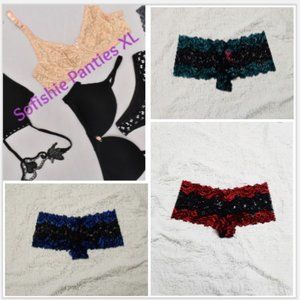 *SOLD* NWT 3 Sofishie Boyshort Panties XL